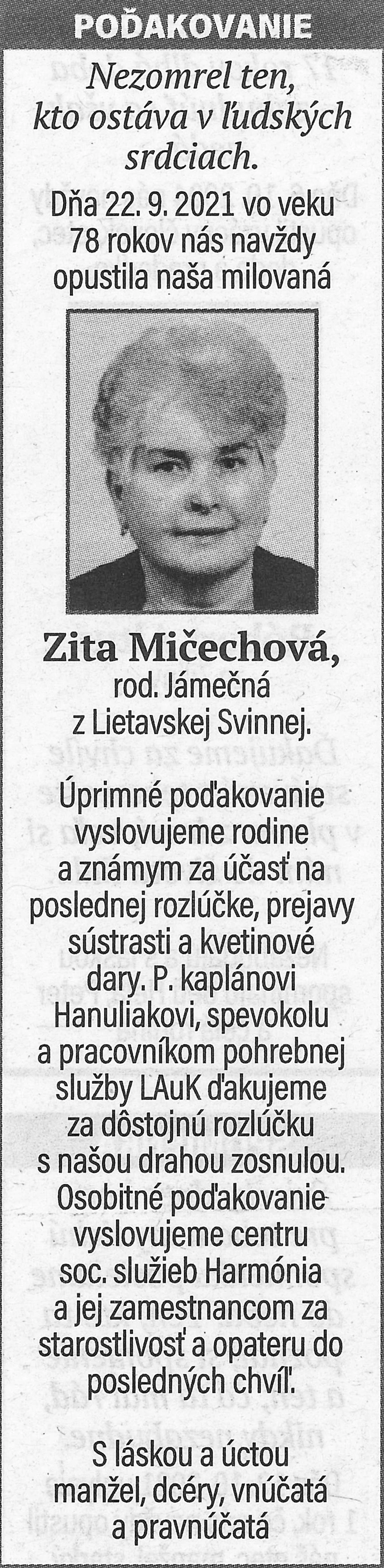 Poďakovanie 136 - pohrebné služby LAuK