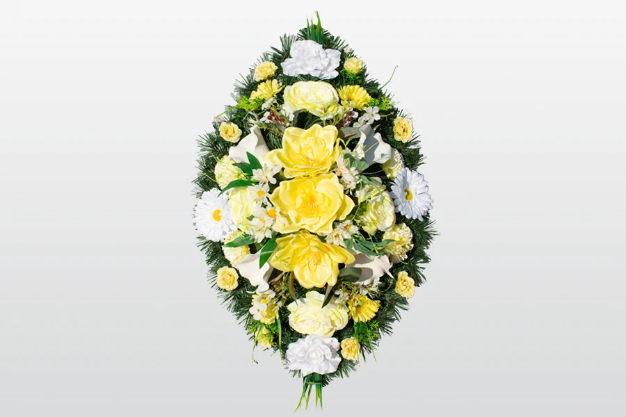 Vence umelé - ovál - OC-03 - pohrebné služby LAuK